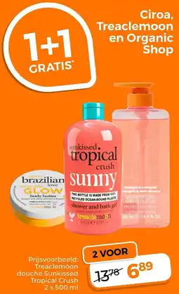 Trekpleister Ciroa, Treaclemoon en Organic Shop aanbieding