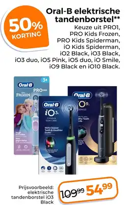 Trekpleister Oral-B Elektrische Tandenborstel aanbieding