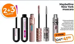 Trekpleister Maybelline New York Mascara aanbieding