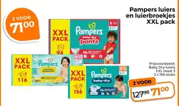 Trekpleister Pampers Luiers en Luierbroekjes XXL Pack aanbieding