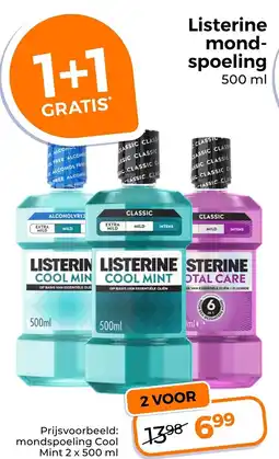 Trekpleister Listerine Mondspoeling aanbieding