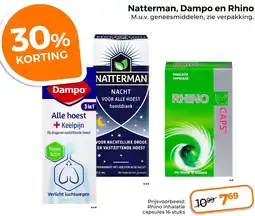 Trekpleister Natterman, Dampo en Rhino aanbieding