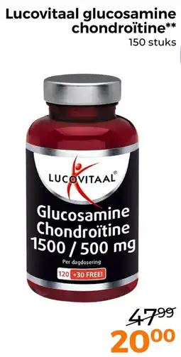 Trekpleister Lucovitaal Glucosamine Chondroitine aanbieding
