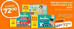 Trekpleister Pampers Luiers en Luierbroekjes XXL pack aanbieding