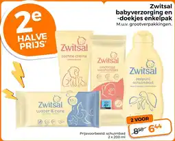 Trekpleister Zwitsal Babyverzorging en Doekjes Enkelpak aanbieding