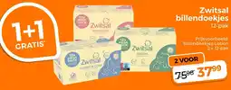 Trekpleister Zwitsal Billendoekjes aanbieding
