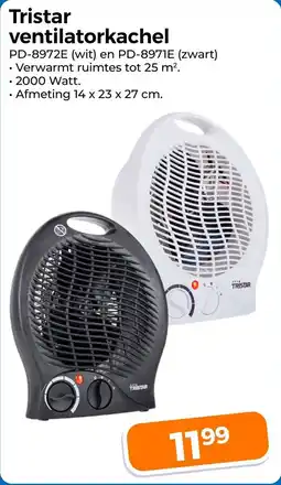 Trekpleister Tristar Ventilatorkachel aanbieding