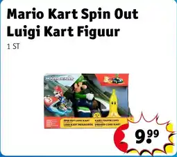 Kruidvat Mario Kart Spin Out Luigi Kart Figuur aanbieding