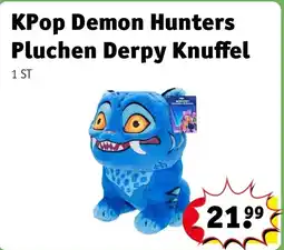Kruidvat KPop Demon Hunters Pluchen Derpy Knuffel aanbieding