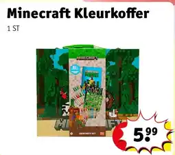Kruidvat Minecraft Kleurkoffer aanbieding