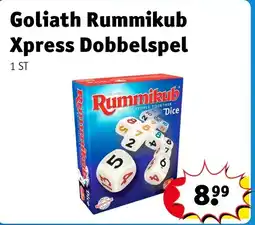 Kruidvat Goliath Rummikub Xpress Dobbelspel aanbieding