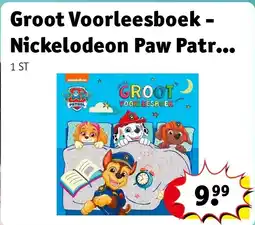 Kruidvat Groot Voorleesboek - Nickelodeon Paw Patrol Kinderboek aanbieding