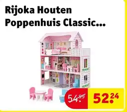 Kruidvat Rijoka Houten Poppenhuis Classic Meubelset 8pcs 3 Verdiepingen aanbieding
