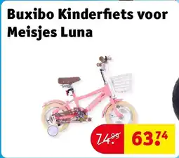 Kruidvat Buxibo Kinderfiets voor Meisjes Luna aanbieding