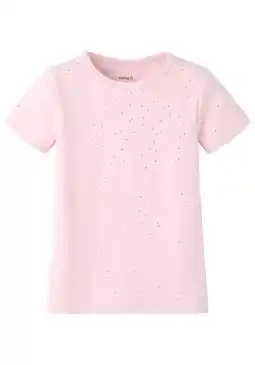 Wehkamp NAME IT MINI sportshirt - roze aanbieding