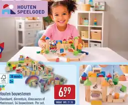 ALDI Toyino Houten bouwstenen aanbieding