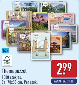 ALDI Themapuzzel aanbieding