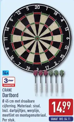 ALDI Crane dartbord aanbieding