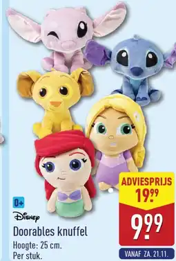 ALDI Disney Doorables knuffel aanbieding