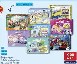 ALDI Peuterpuzzel aanbieding