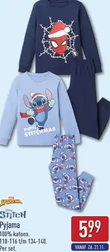 ALDI Stitch Pyjama aanbieding