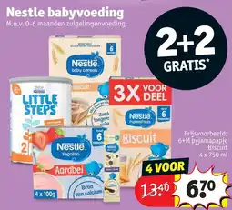 Kruidvat Nestle Babyvoeding aanbieding