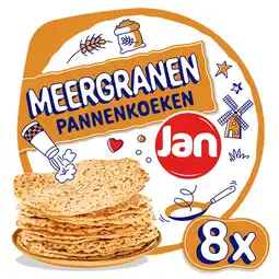 Jumbo Jan Pannenkoeken Meergranen 8 Stuks 540 g aanbieding