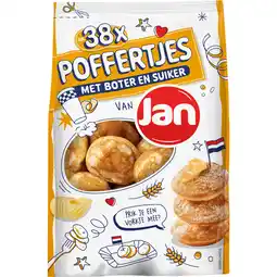 Jumbo Jan Poffertjes met Boter en Suiker 335 g aanbieding