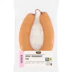 Jumbo Jumbo Verse Rookworst Fijn Varken 250 g aanbieding