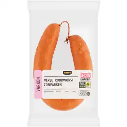 Jumbo Jumbo Zonvarken Verse Rookworst 250 g aanbieding