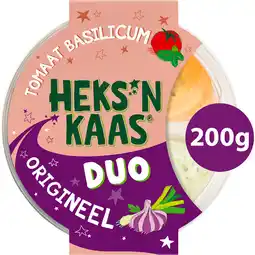 Jumbo Heks'nkaas Smeerdip Duo Origineel - Tomaat Basilicum 200 g aanbieding