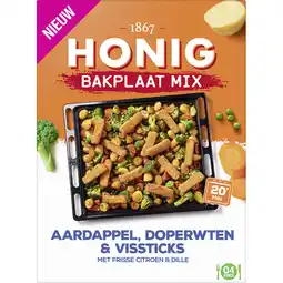 Jumbo Honig Bakplaat Mix Aardappel, Broccoli & Vissticks 36g aanbieding