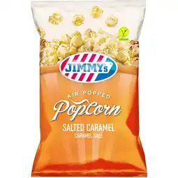 Jumbo Jimmy's Air Popped Popcorn Salted Caramel 150 g aanbieding