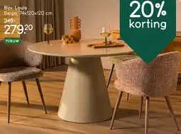 Leen Bakker Louis eettafels aanbieding