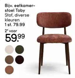 Leen Bakker Eetkamer stoel Toby aanbieding