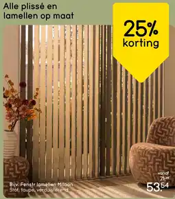 Leen Bakker Fenstr lamellen Milaan aanbieding