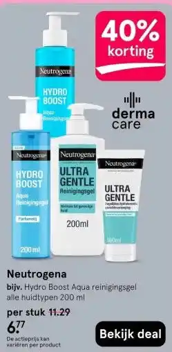 Etos Neutrogena aanbieding