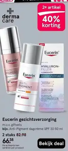 Etos Eucerin gezichtsverzorging aanbieding