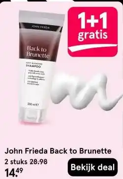 Etos John Frieda Back to Brunette aanbieding