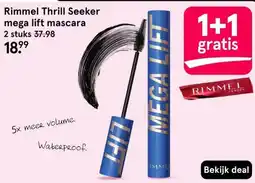 Etos Rimmel thrill seeker mega lift mascara aanbieding