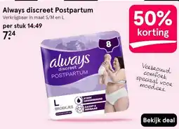 Etos Always discreet postpartum aanbieding
