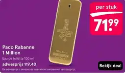 Etos Paco Rabanne 1 Million aanbieding