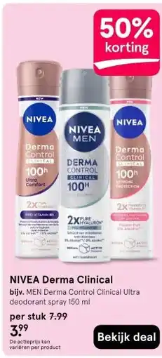 Etos Nivea derma clinical aanbieding