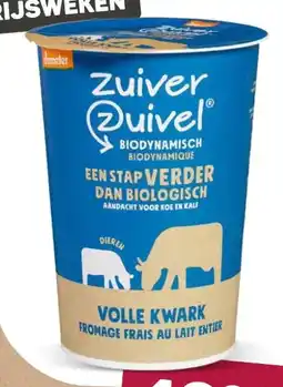 Ekoplaza Zuiver Zuivel VOLLE KWARK aanbieding