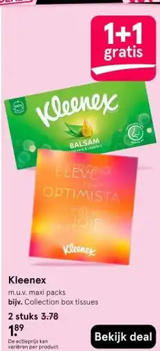 Etos Kleenex aanbieding
