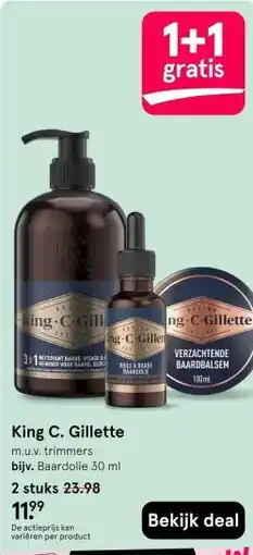Etos King C. Gillette aanbieding