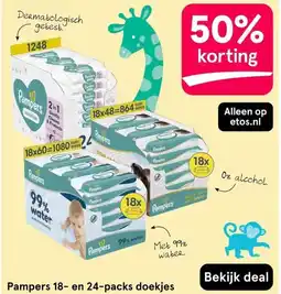 Etos Pampers aanbieding