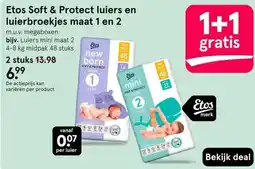 Etos Etos soft & protect luiers en luierbroekjes aanbieding