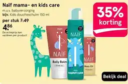 Etos Naïf mama en kids care aanbieding