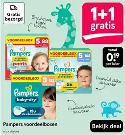 Etos Pampers voordeelboxen aanbieding